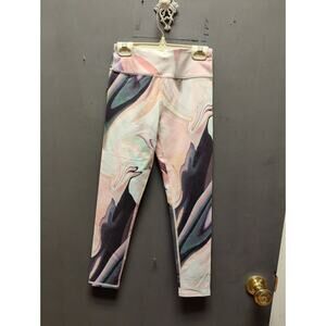 Zella leggings Medium NEW Live High Waist Ankle Performance imulti-color marble